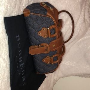 Burberry quilted denim Audrey Bag